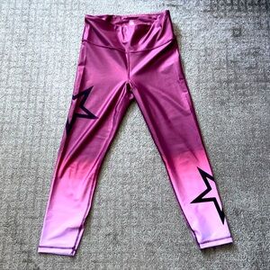 GAP Pink and Purple Star Leggings